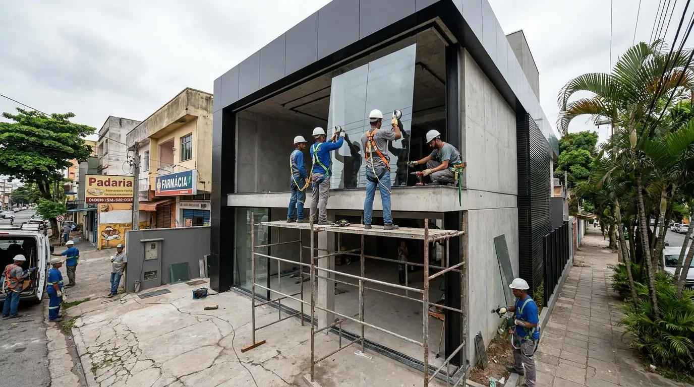 Fachadas para Lojas e Empresas em Feira de Santana‑BA