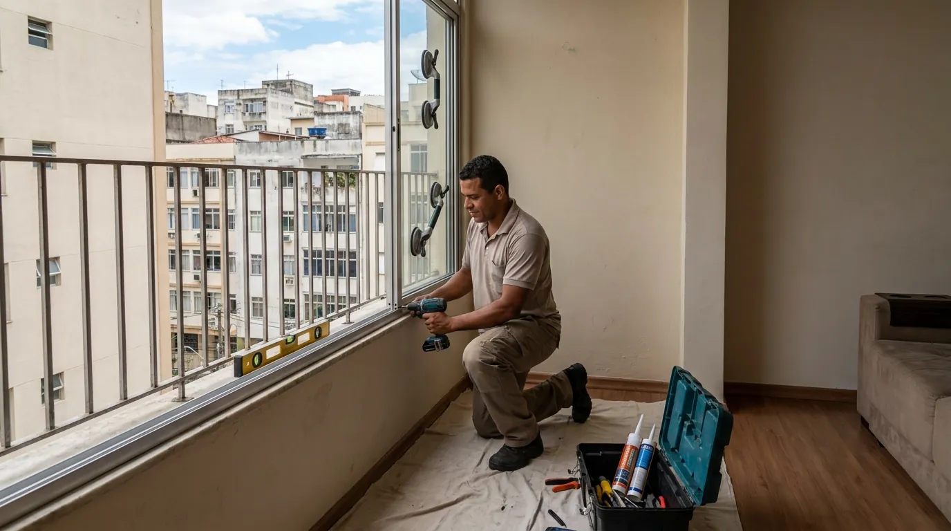 Sacada de Vidro para Apartamento em Feira de Santana‑BA